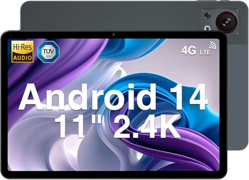 DOOGEE T30SE Tablet 11 Pulgadas 2,4K Android 14 Tablet 9GB RAM+128GB ROM (TF 1TB)|8580 mAh| 2000 *...