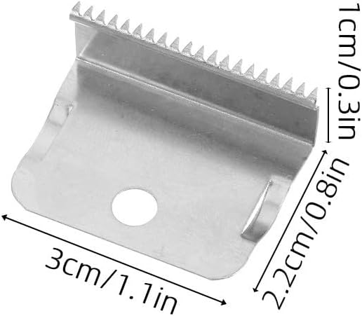Toddmomy 12pcs Packaging Tape Cutter Blade Replacement for Box Sealer with Stainless Steel Serrated Edge, Sturdy and Smooth Performance for Shipping and Packing Scenarios
