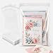 200ct Adhesive Treat Bags 6x9 Clear - 1.4 mils Thick Self Sealing OPP Plastic Bags for Bakery Cookies Christmas Party Decorative Gift (6'' x 9'')