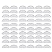 30 Paires Silicone Antidérapant Coussinets de Nez Adhésif Plaquettes de Nez,pour Lunettes de Lunettes de Soleil Spectacles(1mm transparent)