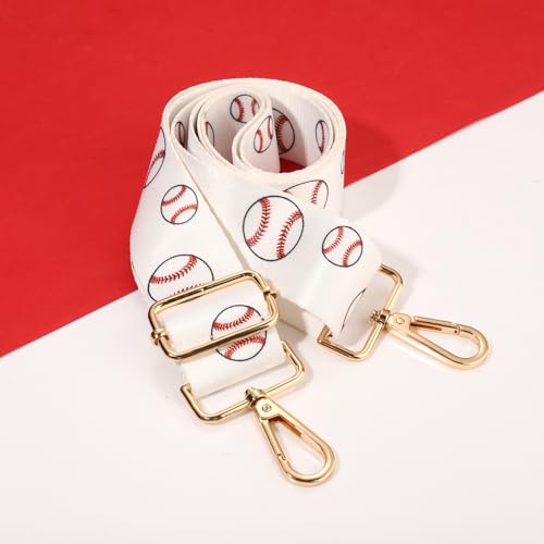 Game Day Purse Strap Replacement Baseball Basketball Soccer Golf Crossbody Shoulder Bag Straps for Stadium Clear Purse (Style E)3