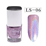  samLIKE Nagellack,7ML Nagellack ziemlich holographische Holo Glitter Gelpolitur Nail Art Holographic (F)