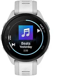 Relógio Forerunner 165 Music, 4gb playlists e Wi-Fi, Bateria 14 dias, tela AMOLED, Gps, Treinos Personalizados, resistente à água, original Nota Fiscal e garantia - Branco