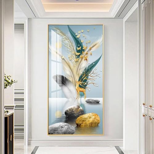 Peinture décorative de luxe nordique 40x87cm image murale de porche