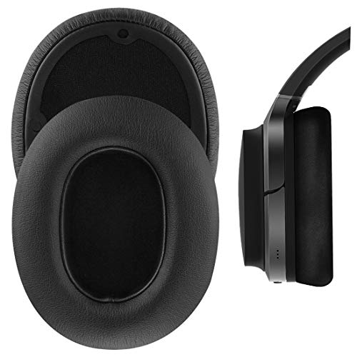 Geekria QuickFit Replacement Ear Pads Compatible with Edifier W830BT, W860NB Headphones, Ear Cushions (Black)