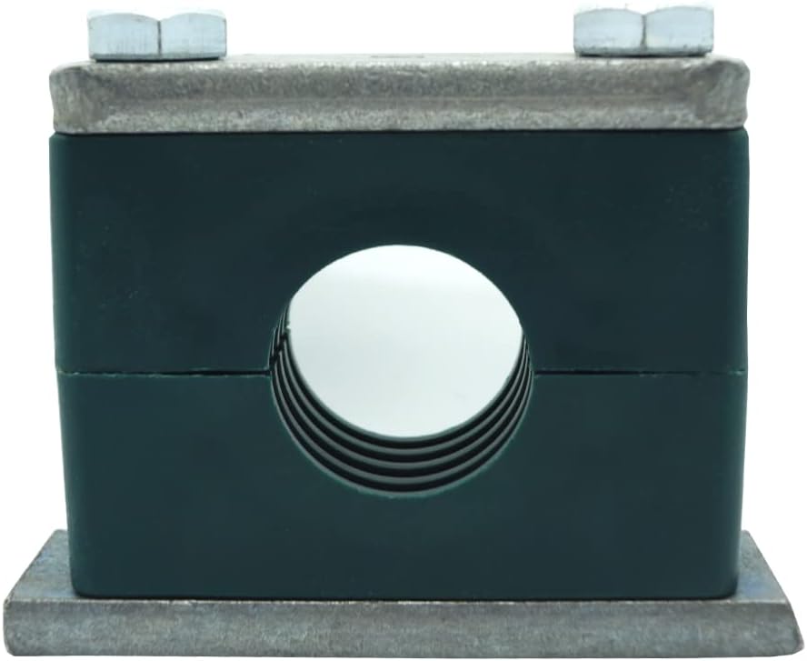 6MM Heavy Series Clamp, Polypropylene with Galvannized Steel Plated Hardware, Weld Mounting & Metric Hex Bolts