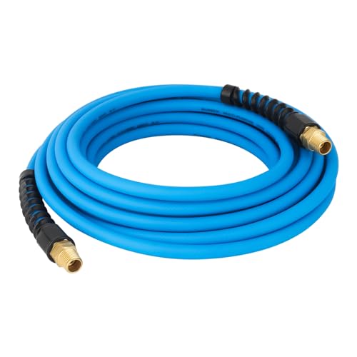 Aain 1/4" x 25 ft Rubber Air Compressor Hose 300 PSI