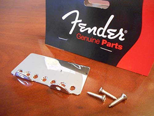 Fender Bridge Plate For '51 P. Bass, CHROME, 009-6198-049