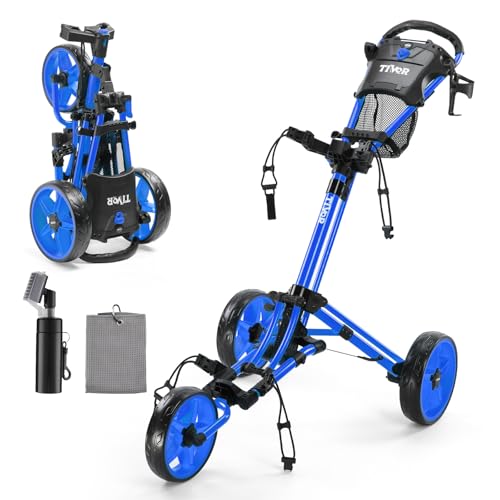 Tivor Lightweight 3-Wheel Push Cart
