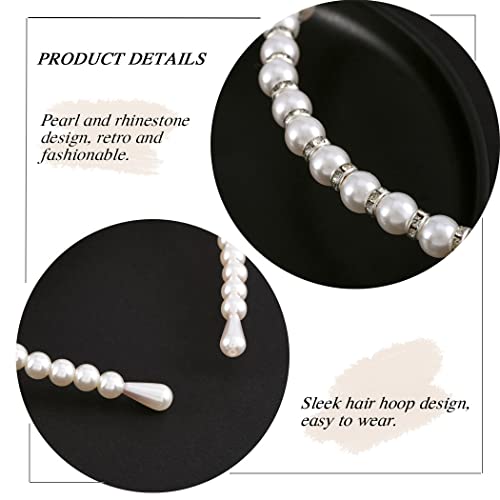 Bohend Moda Perla Donne Fascia per capelli Perline...