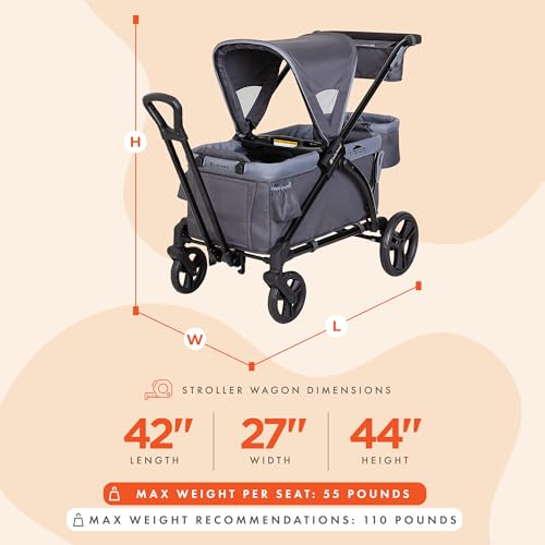 Baby Trend WG01D13A Expedition 2-In-1 Stroller Wagon Plus thumb #2