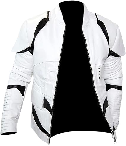 Girl’s Trooper White Leather Jacket – Sleek. Strong. Stylish.2