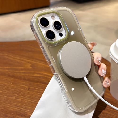 Coque iPhone 12 violette dégradé magnétique compatible recharge sans fil MagSafe