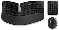 マイクロソフト キーボード マウスセット ワイヤレス/セキュリティ(暗号化機能搭載) Sculpt Ergonomic Desktop AES L5V-00030