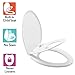 Little2Big Toilet Seat with Built-In Potty Training Seat, Slow Close, Durable Plastic, Made in USA, ROUND, White