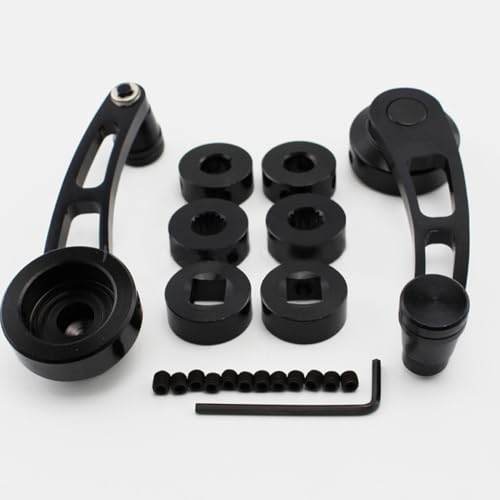 FOYTOKI 4Pcs Car Window Crank Handle Durable Auto Window Winder Replacement Easy Installation Compatible with Various Models Stylish Design - Image 7