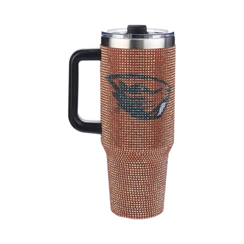 Image of The Memory Company Officially Licensed 40oz TC Bling Game Day Tumbler with Vintage Logo, Oregon State University