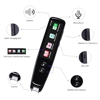 e-pens explore scanner | Traduzione vocale e testuale | Dispositivo di scansione OCR di alto valore per studio, lingua e viaggi | Oltre 60 lingue con Wi-Fi | Supporto linguistico portatile per tutti |