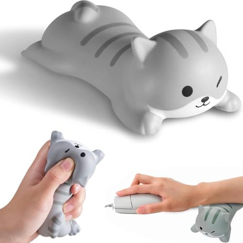 Reposamuñecas para teclado, Reposamuñecas ergonómico, Reposamuñecas para ratón, reposamuñecas acolchado, cojín de muñeca agradable para el hogar y la oficina