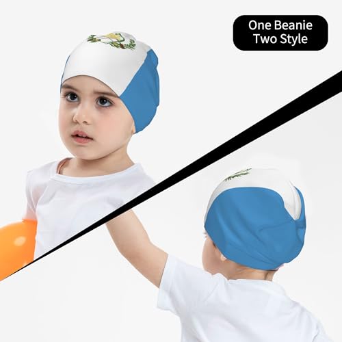 Guatemala Flag Children Hip Hop Knitted Hat Kids Elastic Leisure Knit Cap Warm Sleep Beanies Black4