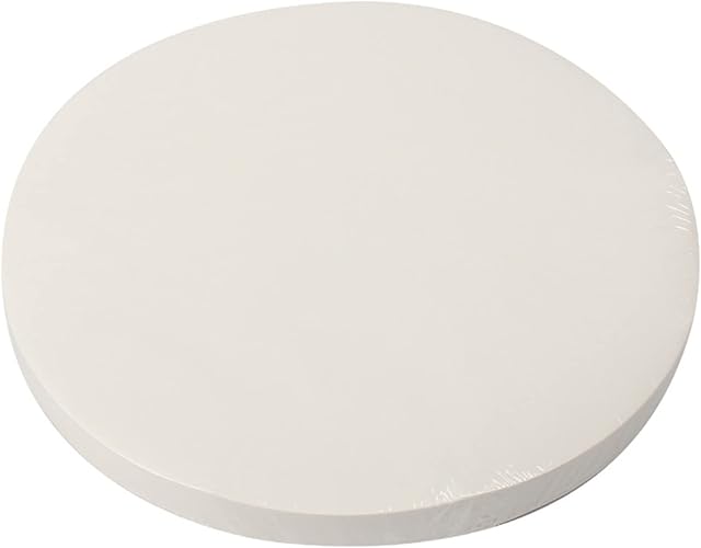 ZHIYE 100 Pcs Round Parchment Paper, 7 Inch Baking Parchment Circles Rounds Non Stick Baking Parchement Paper Circles Sheets Greaseproof Baking Sheets Cake Pans Circle Cake Tin Liners