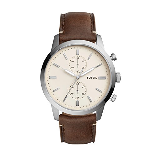 Preisvergleich Produktbild Fossil Herren analog Quarz Uhr mit Leder Armband FS5350