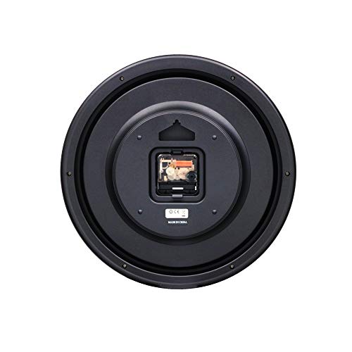 Seiko 13 Inch Numbered Wood Finish Wall Clock,Brown