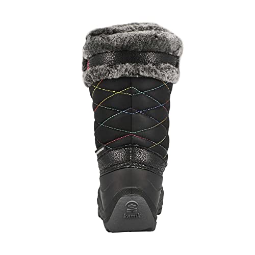 Kamik Girls' Star2 Waterproof Winter Boot Black 13 Medium US3