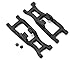 RPM Front A-Arms for Associated SC10B, SC10.2, T4.2FT, Black