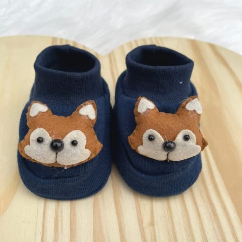 Kit Recem Nascido Raposinha Bebê Sapatinho Touca Luvas Prendedor Bico