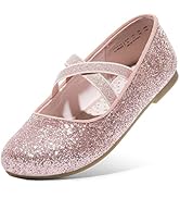 DREAM PAIRS Mädchen Mary Jane Strap Flache Schuhe Ballerinas Prinzessin Schuhe Flache Schulschuhe