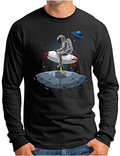 T-shirt manches longues astronaute vêtement espace homme