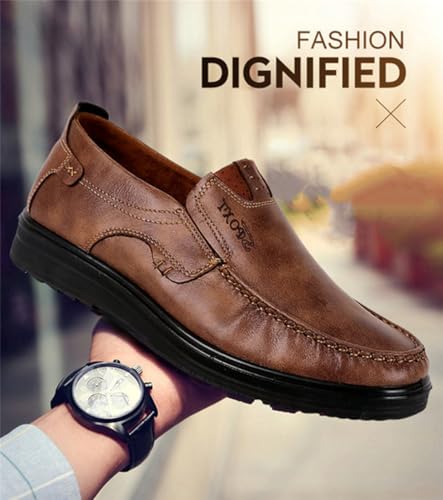WINDEHAO Mocasines ligeros de piel auténtica para hombre, informales, de negocios, mocasines para hombre, mocasines de conducción para hombre - imagen 8