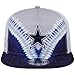 New Era Men's Gray/Navy Dallas Cowboys Throwback Dye Golfer Snapback Hat