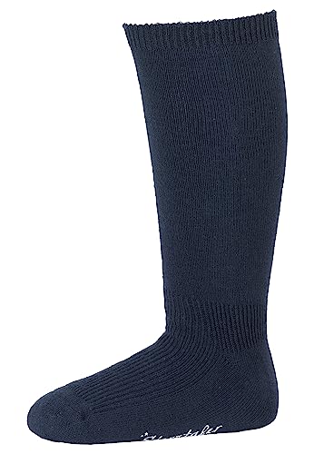 Sterntaler Baby - Jungen Kniestrümpfe Dp Uni Socken, Marine, 23-26 EU