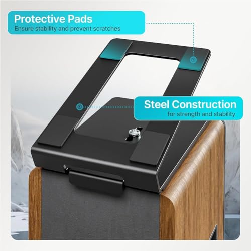 Support d'enceinte de bureau gain de place pour home studio