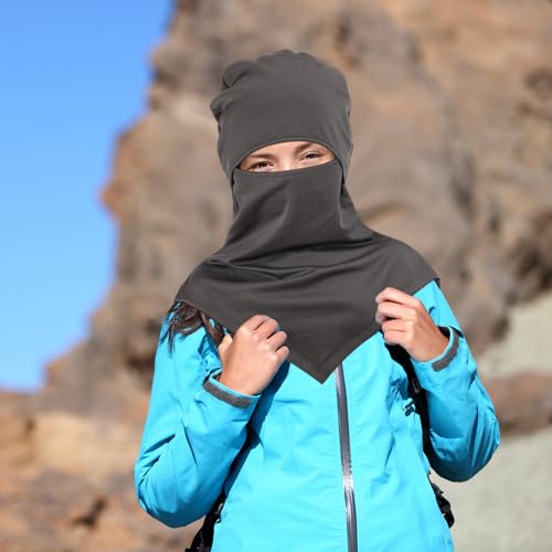 Image of SATINIOR 3 Piece Balaclava Face Cover Sun Protection Neck Cover Summer Balaclava for Men Women Outdoor Sports UV Protector