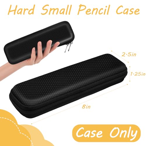 Image of Klawdsky Small Pencil Case for Pencils,Hard Pencil Case for Executive Fountain Pens,Ballpoint Pens-Black