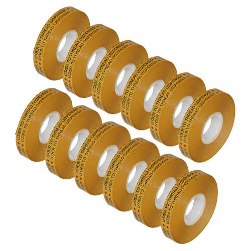 J.V. Converting JVCC ATG Tape Acid Neutral, (ATG-7502), 1/2 in. x 36 yds. (Clear Adhesive on Gold Liner) 12 Rolls