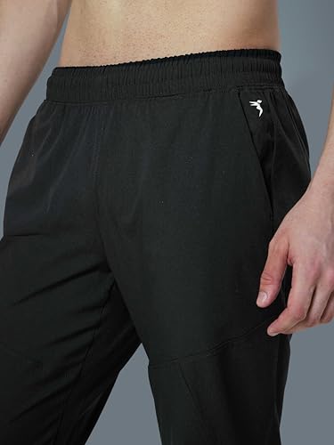Image of TECHNOSPORT Men's Regular Fit Track Pant with SPF50+, Quick Dry Properties for Running, Gym, Sports and Regular Use