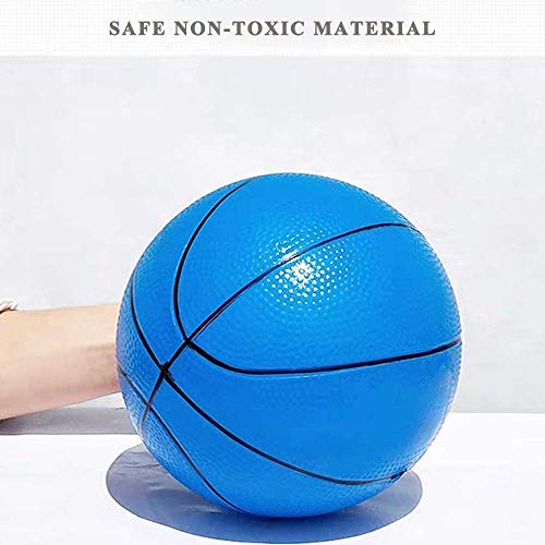 Hercugifts 6.3 Inches Toy Basketballs 8 Balls Assortment with Pump Coloful Kids Mini Toy Rubber Basketball for Kids, Teenager Basketballs Indoor and Ourdoor - Thumbnail 4