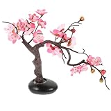 KAILIKETIY Dekorative Künstliche Pflaumenblüte Sushi Sashimi Teller Dekoration für Japanische Restaurants Lebensechte Blumendeko für Innenbereich Kreatives Sashimi Zubehör