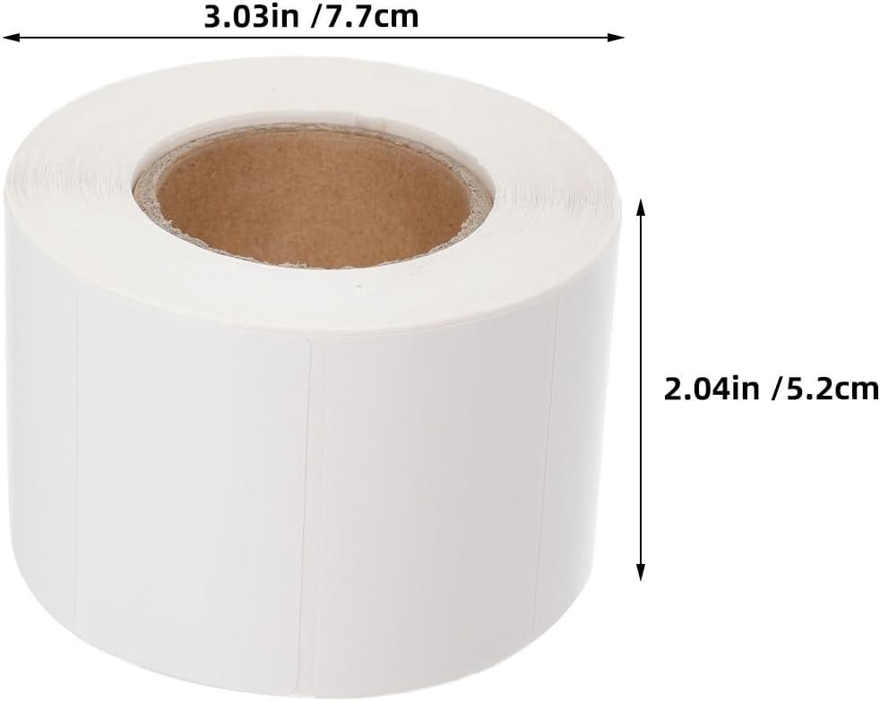 2roll Thermal Label Sheets White Self-Adhesive Printer Labels image 2
