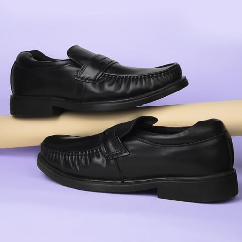 Image of Bata Mens Pu Mocc New Slip Formal Shoes,