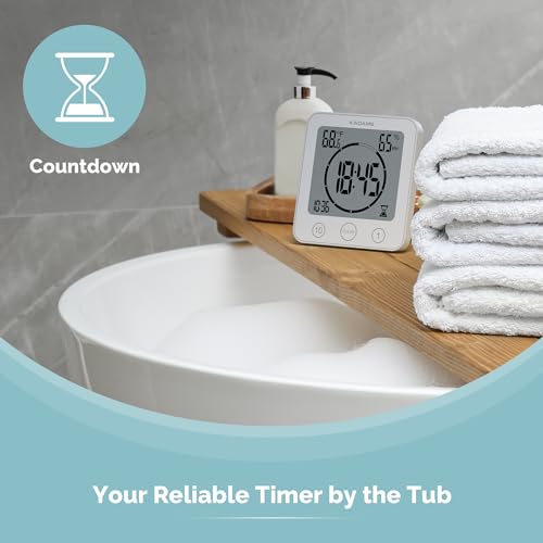KADAMS Multi-Function Shower Clock Timer