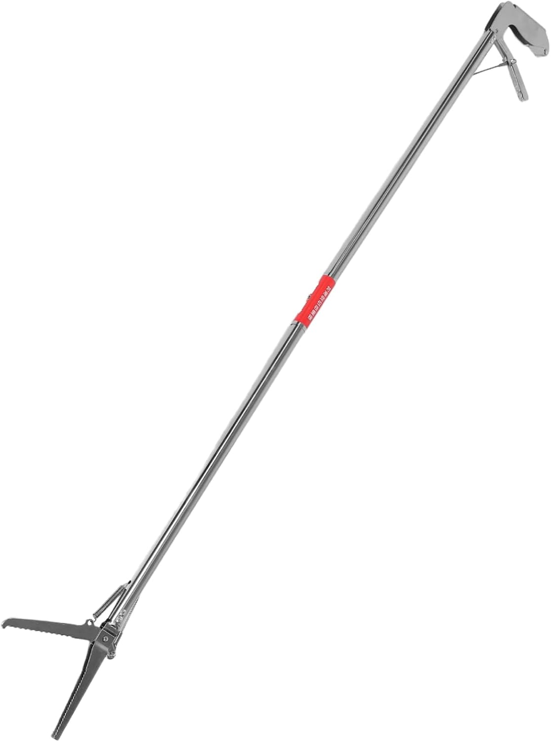 Heavy Duty Stainless Steel Snake Grabber Tool Reptile Tongs for Snakes Crabs Eels Fishing Durable Long Reach Gripper for Outdoor Use