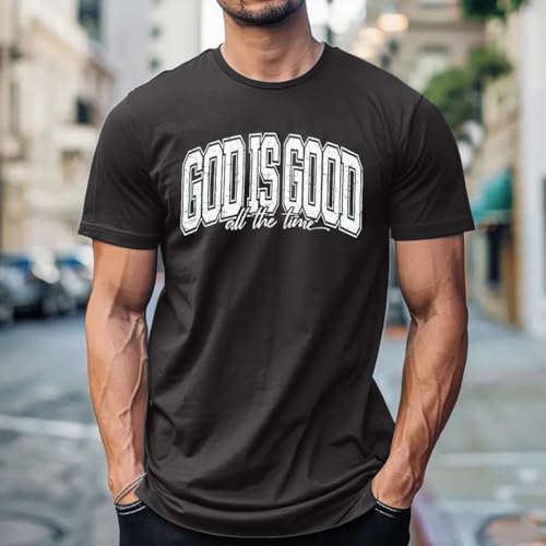 Image of Christian Shirts for Men Jesus Cross Shirt Religious Faith T Shirts