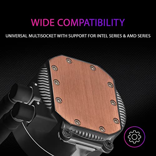 Mars Gaming MLONE240 système de refroidissement d'ordinateur Processeur Kit de refroidissement du liquide 12 cm 1 pièce Neuf - vue 8