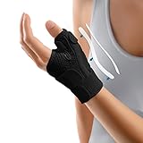 INSTINNCT Wrist Thumb Support Brace, Fully Adjustable Thumb Brace for Men and Women, Thumb Flexible Splint for Tendonitis and Thumb Pain & Injury, Fits Both Right Hand and Left Hand