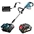 48V 14'' Cordless Snow Shovel Kit,4Ah Battery & Charger, Lightweight & Portable Electric Winter Thrower for Deck, Steps, Patio, Driveway & Sidewalk